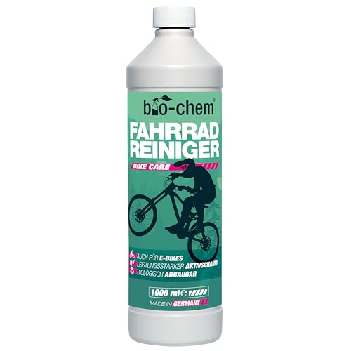 bio-chem Fahrradreiniger - 1000 ml - materialschonendes Premium Reinigungsmittel für das gesamte Fahrrad - Geeignet für alle Fahrradtypen, auch E-Bike
