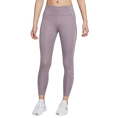 Nike One Lux Lacing Tights Purple Smoke/Clear S Women's One Lux Lacing Leggings, S