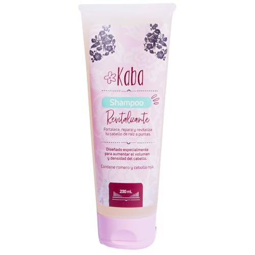 DLuchi Kaba Revitalizing Rosemary Shampoo with Red Onion for Thicker Fuller Stronger and Healthier Hair Free of Sulfates Dyes and Parabens - 7.8 Oz
