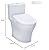 TOTO® WASHLET®+ Aquia® IV One-Piece Elongated Dual Flush 1.28 and 0.9 GPF Toilet with S7 Contemporary Electric Bidet Seat, Cotton White - MW6464726CEMFGN#01