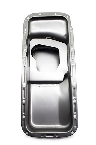 Image of Steel Racing Oil Pan Fits 1967-87 Chrysler /Mopar BB 361-383-400-440 & Hemi 426 - 7 Qt Capacity - Raw Steel Finish
