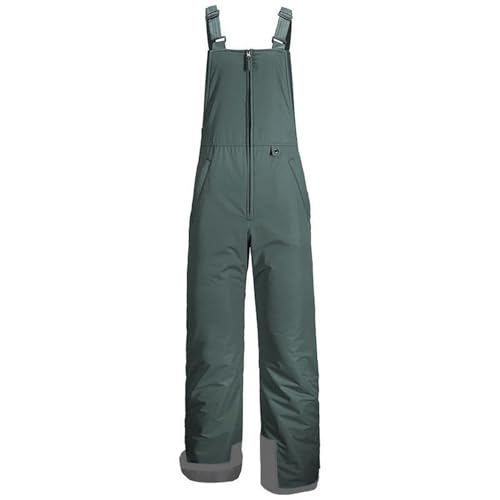 Pantalon de ski pour femme imperméable et coupe-vent à bretelles