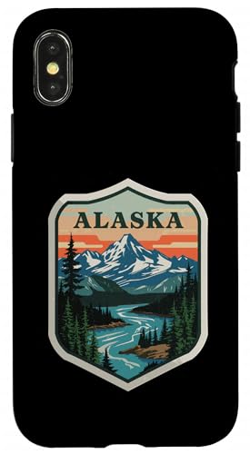 アラスカ カウト オブ アームズ 荒野 冒険 探検 土地 スマホケース iPhone X/XS 用