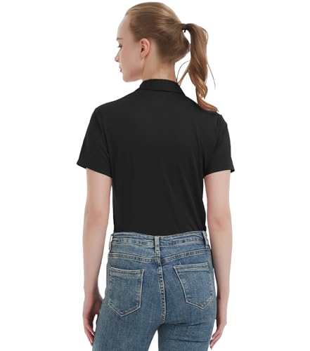 Women's Polo Shirts UPF 50+ Casual Sun Protection Work Quick Dry 4 Buttons Short Sleeve Collared Golf Shirt XS-3XL2