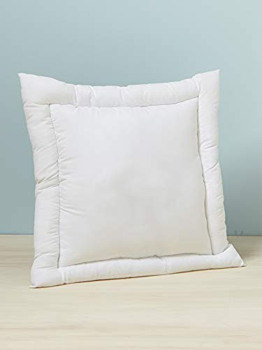 Oreiller Plat NOFFA 40x60cm - Mince 6cm, Mousse Mémoire, Pour Dormeurs Sur Le Ventre Ou Enfants