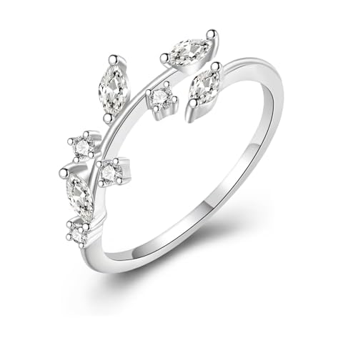 USEEDOVIA 925 Sterling Silver Leaf Ring Cover