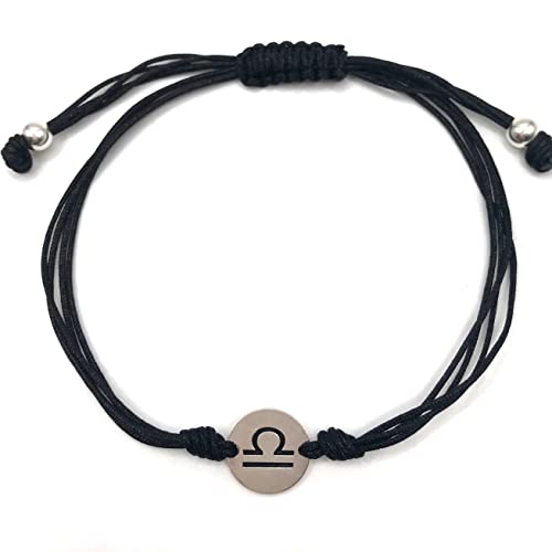 MASBARATA PULSERA HOROSCOPO DE PLATA DE LEY 925/1000 (LIBRA)