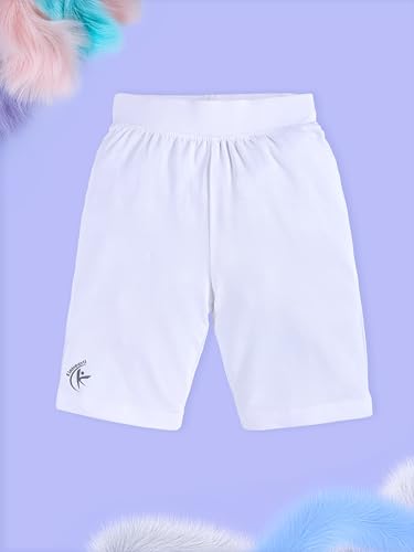 Image of KiddoPanti Girls Knee Length Cycling Shorts Pack of 2