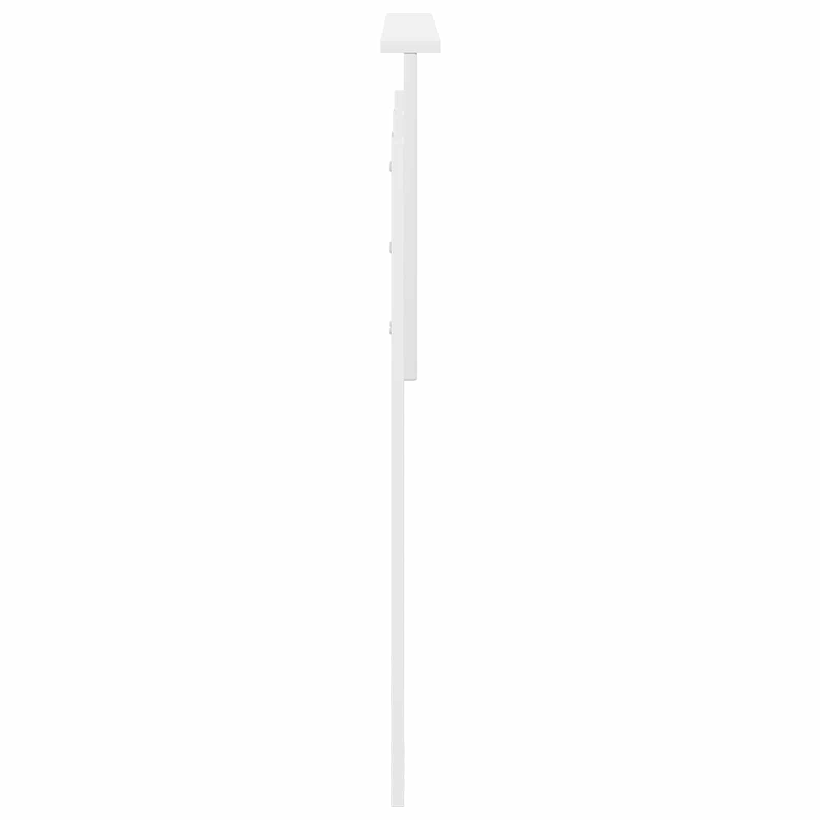 vidaXL Testiera Bianco Legno Multistrato, Testata Moderna, Stile per Camera, Design Resistente, Montaggio Facile, Forma Rettangolare, Mobile in Legno Ingegnerizzato