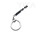 YIKA Key Chain AMG Mercedes Benz Key Chain AMG 3D Logo Stainless Keychain Keyring (Black)