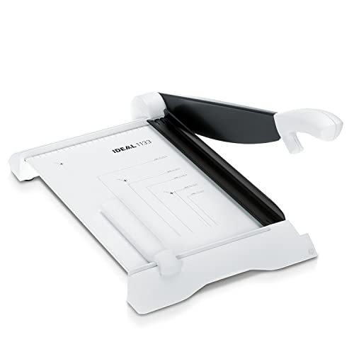 Matériel de coupe IDEAL 1133, cisaille, coupeuse de papier jusqu'au DIN A4 (250 x 340 mm, longueur de coupe 340 mm, capacité de coupe 15 feuilles)