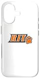 Fácil instalación Carcasa para iPhone 17 Rochester Institute of Technology RIT Tigers Paw Logo