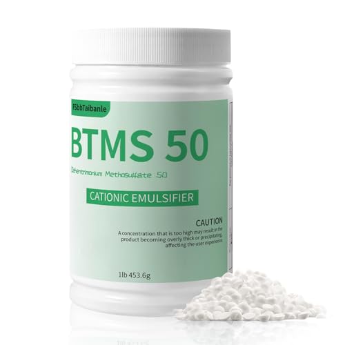 FSbbTaibanle BTMS 50 Conditioning Emulsifier granules 100% derived from plant-basedIdeal for Leave-in Conditioner Lotions Shampoos and More (16 oz)
