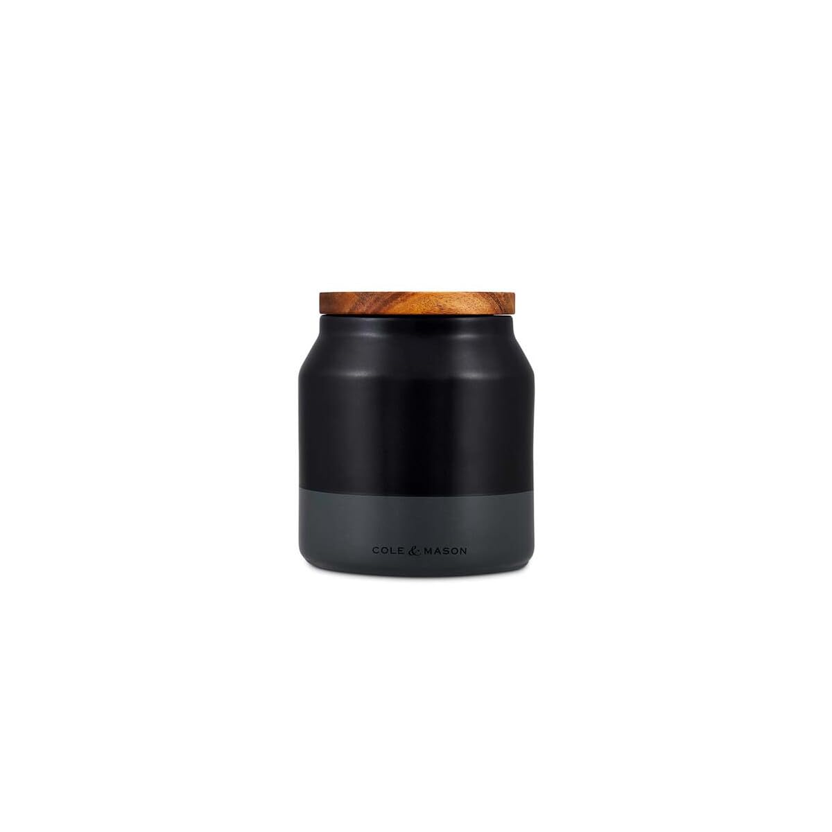 Cole & Mason Hinxton Black Ceramic Storage JarSmall from B&Q