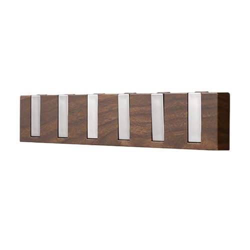 Soporte para llaves para la pared de madera sin agujeros de diseño 2