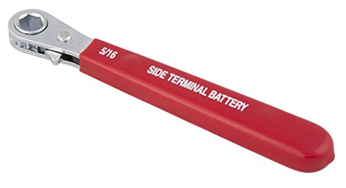 Steelman 5/16-inch Side Terminal Battery Reversible Ratchet Wrench, Automotive Tool for GM Side Terminal Battery Bolts