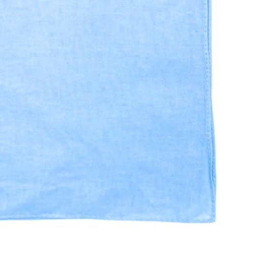 Image of MDSTYLE 100% Cotton Solid Color Bandana for Men & Women 22 inch x 22 inch Handkerchief Headband Scarf