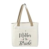 BNQL Mother of the Bride and Groom Gift Tote Beach Bag Mother in Law Gift for Mum Shoulder Shopping Bag Wedding Gift Handbag