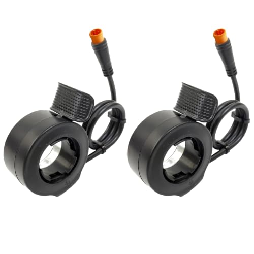Piezas de Acelerador de Pulgar para Bicicleta eléctrica, para Accesorios de Control Hembra de 3 Pines, para Bicicleta eléctrica con Enchufe Impermeable de Repuesto para Scooter eléctrico E-Bike