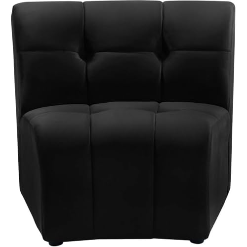 Sillón Modular Terciopelo Negro