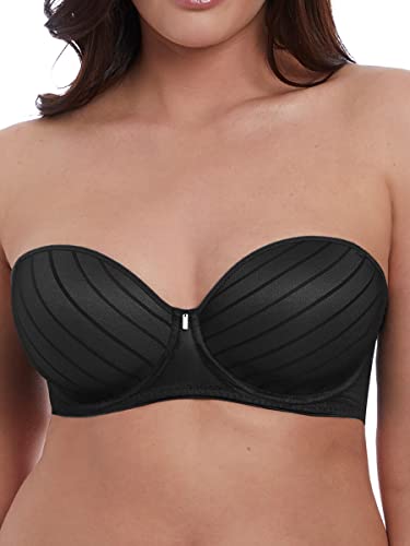 Freya Women's Cameo Multiway Convertible Plunge Strapless Underwire Bra, Black,28D #TOP18