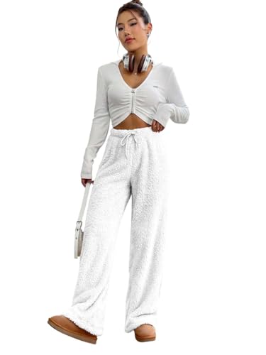 Image of KOTTY Women's Cozy Plush Fleece Lounge Pants - Ultra Soft Warm Relaxed Fit Comfort Wear