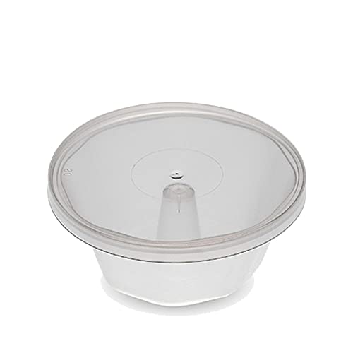 Forma Pudim Plástica Com Tampa 140ml Com 10 Plastilânia
