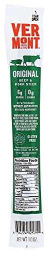 Vermont Smoke & Cure, Original Beef & Pork Stick, 1 Oz #TOP24