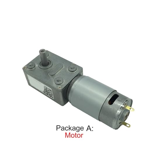 Motorreductor de tornillo sin fin JGY-395 12V con bloqueo automático 2