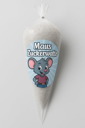 Zuckerwatte | Mauszuckerwatte im Poly-Spitzbeutel | 70g