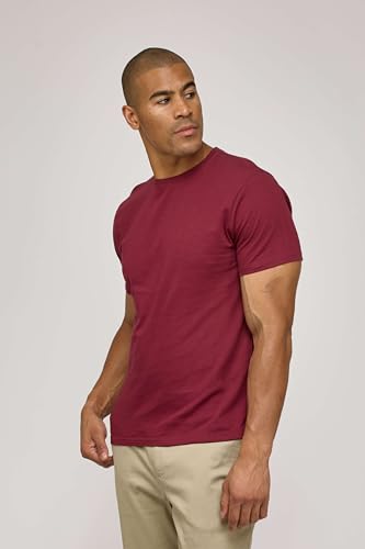 Real Essentials 5 Pack: Men’s 100% Cotton Casual T-Shirts Plain Jersey Shirts Fashion Tees (Big & Tall Available)3