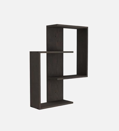 Image of ALEN Multipurpose Modular Wall Racks /Shelves /Organiser /Decor Particle Board Wall Shelf (Number of Shelves - 4, Brown)