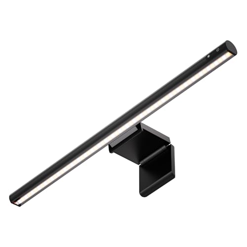 LYMAX Computer Monitor Lamp, Monitor Light Bar for Eye Caring, Adjustable Brightness/Color Temperature with Touch Control,USB LED Computer Light Bar, No Glare Space Saving Home Office Desk Lamps