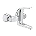 Produktbild GROHE Waschtisch Einhebelmischer Euroeco Spezial mit absperrbaren S-Anschluessen, 120 mm, verchromt 32771000