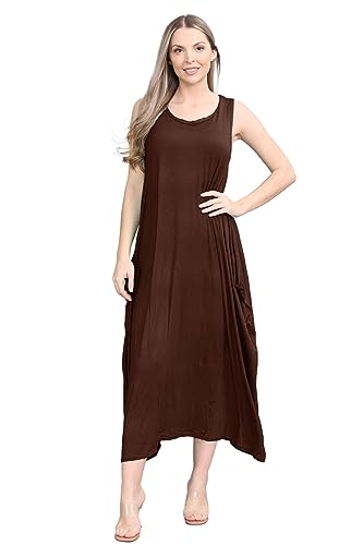 Camiseta de mujer manga corta negro marrón diseño tulipán italiano 48-50