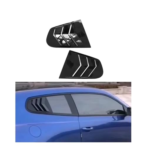Persiennes de vitre Scirocco 2009-2018 garniture ABS Gloss Black