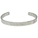Produktbild Magnetischer Medizinischer Notfall-Armreif - Auf Warfarin - gebürsteter Rhodium-Edelstahl Gesundheit Armband für Frauen Herren Damen plus Geschenkbox