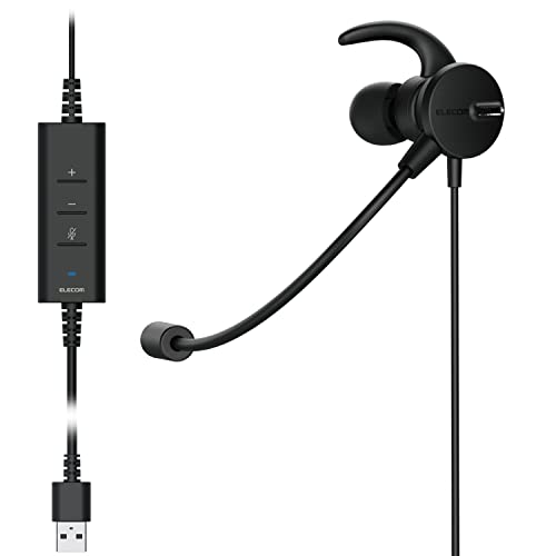 ELECOM - ELECOM　小型片耳ノイズリダクションヘッドセット HS-HP102UNCBK　ブラック 小型片耳ノイズリダクションヘッドセット - HS-HP102UNCBK