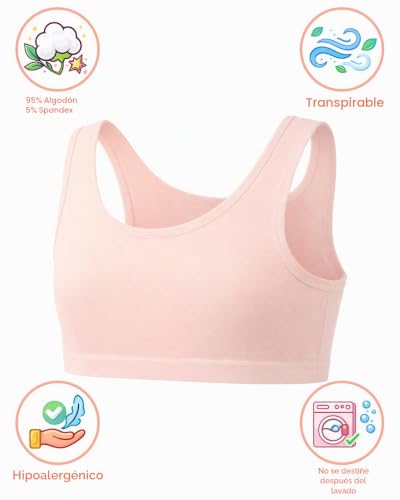 La mejor selección de Ropa interior deportiva para Niña los 5 mejores. 18 Ropa interior deportiva para Niña marca Donella (2)