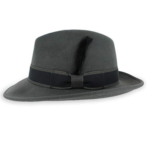 image for Hats in the Belfry Belfry Crushable Dress Fedora Men's Vintage Style H