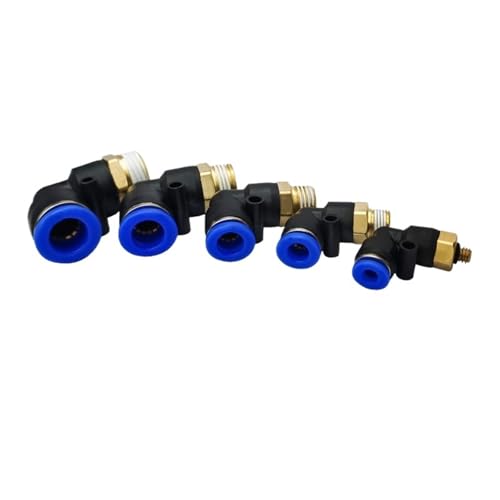 Conector de rosca neumático PL contra pérdidas de presión en mangueras de 8mm 3