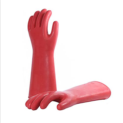 Isolierende Gummihandschuhe, 12 KV, elektrischer Arbeitsschutz/ArbeitshandschuheUnisex – Bild 5