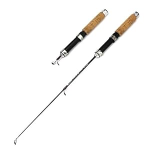 Winter Garnalen Ijs Hengel Pole Draagbare Winter Hengels Spinning Casting 3 Secties Vis Pole 60cm