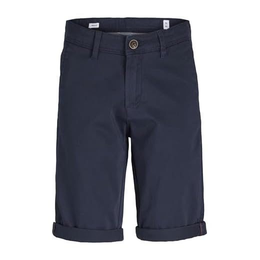 Jack & Jones Junior Garçon Jjibowie Jjshorts Solid Sa Jr Bermudas Not Applicable, Blazer Bleu Marine, 164