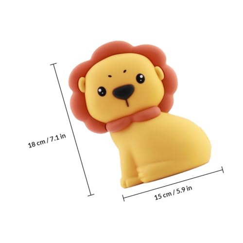 Lámpara de mesa noche león de silicona miniatura 2