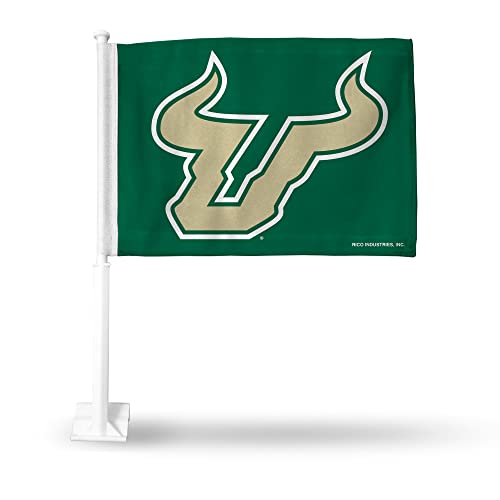 Rico Industries NCAA South Florida Bulls Secondary Double Sided Double Sided Car Flag - 16