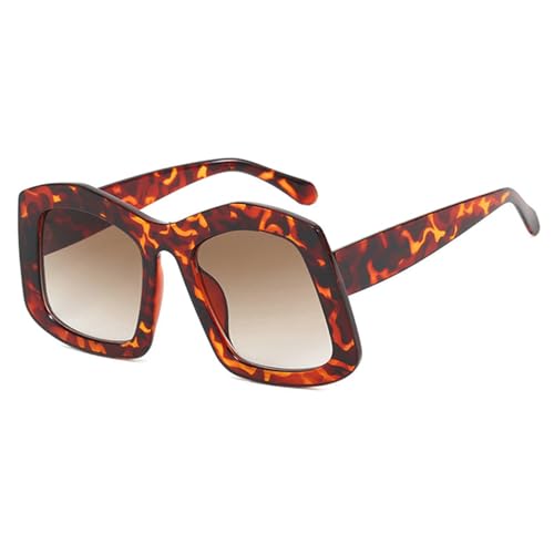 helena Retro Irregular Square Gradient Sunglasses Women 2025 Big Frame round for Ladies Fashion Unique Eyewear2