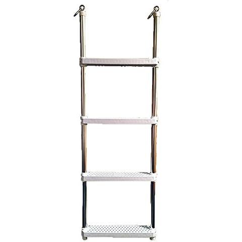 Island Hopper Aluminum Upgraded Ladder for Water Trampolines and Water Bouncers Cover