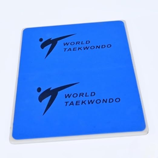 Reusable Taekwondo Breaking Board | World Taekwondo Training Rebreakable Board | Durable Impact Practice Pad for Martial Arts (Blue)-picture-12