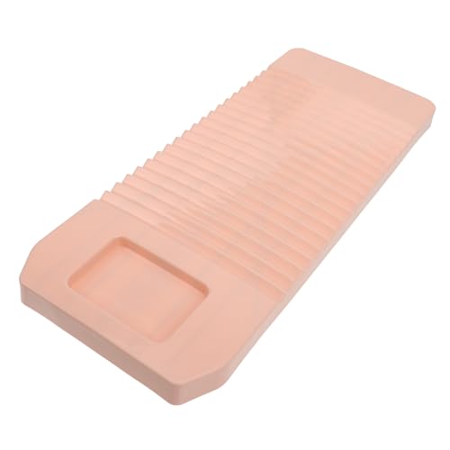 Beaupretty 洗濯板 衣類たわし 家庭用ツール 洗面台 ミニツール ハンドツール ミニチュア装飾 ゴシゴシ シャツ折りたたみボード ミニ装飾 たわし洗い板 手洗いボード プラスチック ピンク
